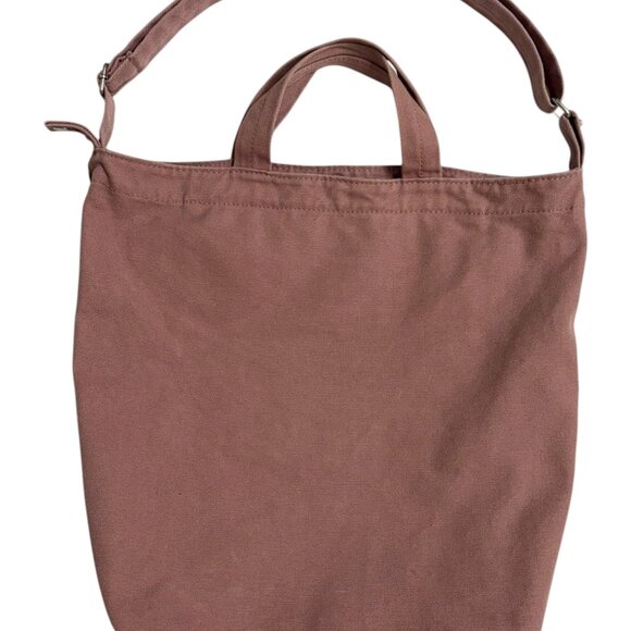 Baggu Duck Pink Cotton Canvas Bag - Picture 2 of 3